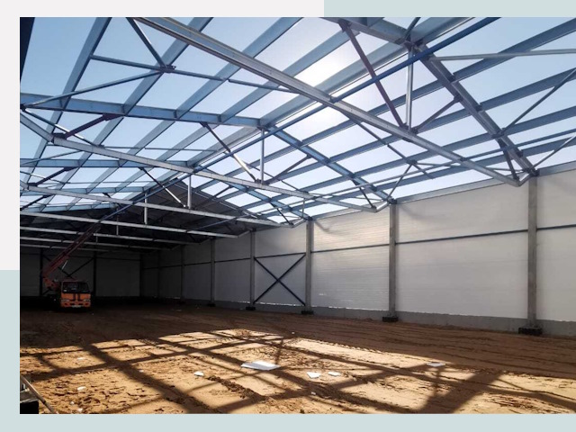 Строительство сенохранилищ в Лобне