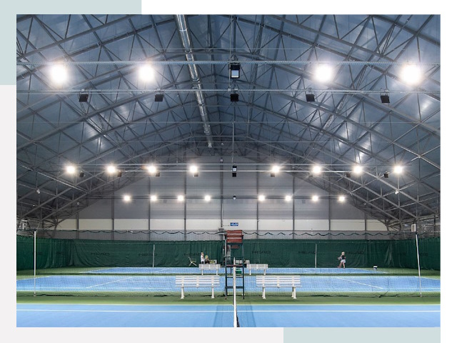 Строительство теннисных кортов в Лобня от 620 руб.