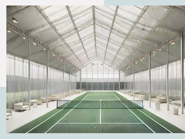 Строительство теннисных кортов в Лобне