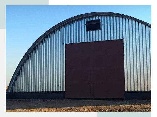 Бескаркасные ангары в Лобне