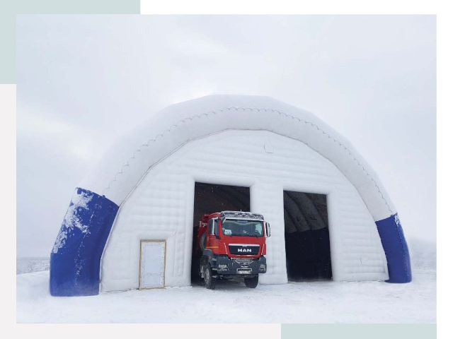 Мобильные ангары в Лобне