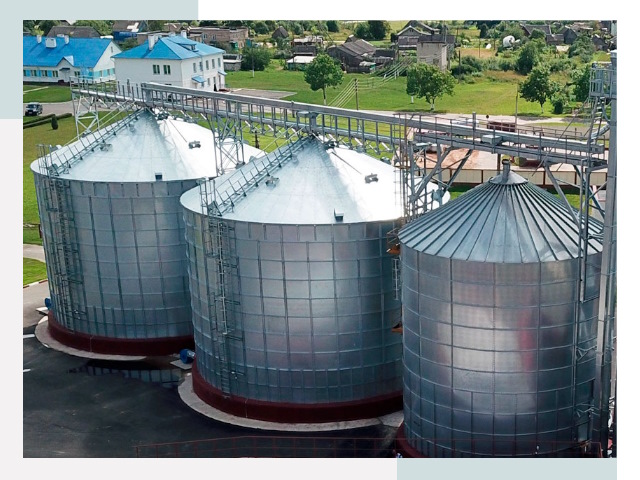 Металлические силосы в Лобне