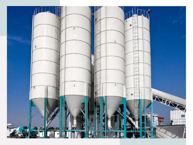 Строительство цементных силосов в Лобне
