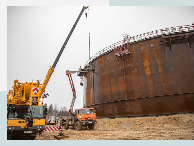 Монтаж резервуаров в Лобне от 620 руб. за м³