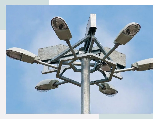 Монтаж осветительных мачт в Лобне