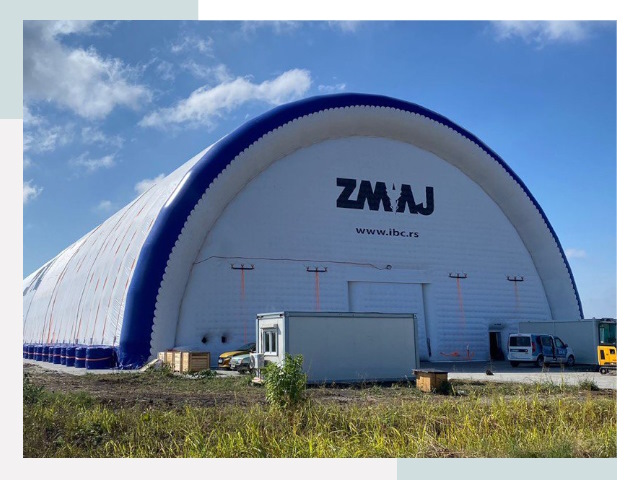 Брендирование ангаров в Лобне