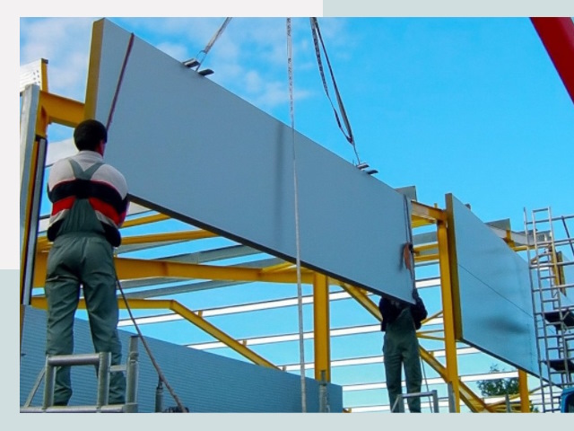 Монтаж сэндвич-панелей в Лобне от 620 руб.