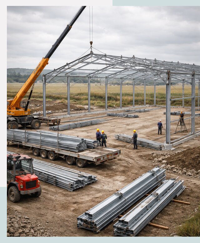 Строительство ангаров для сельхозтехники в Лобне под ключ