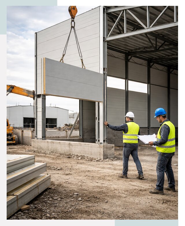 Склад из сэндвич панелей под ключ в Лобне от 9810 р. | СтальСтрой-Лбн