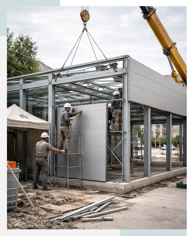 СтальСтрой-Лбн: торговый павильон под ключ в Лобне от 36141 р.