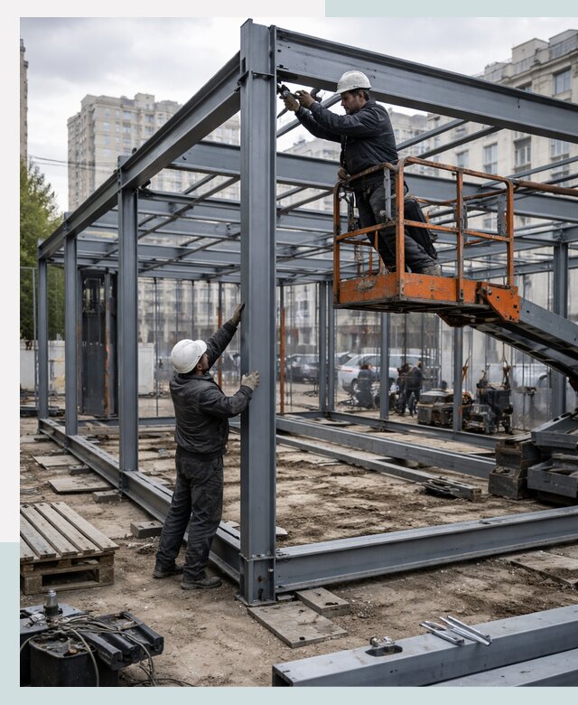 Строительство и монтаж торговых павильонов под ключ в Лобне