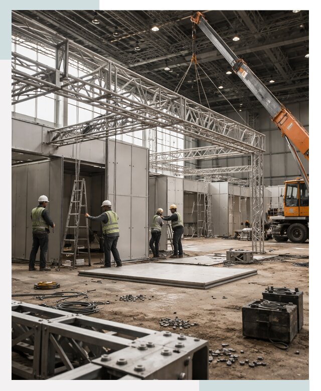 Строительство выставочных павильонов в Лобне от 36141 р.| СтальСтрой-Лбн