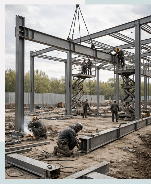 Строительство выставочных павильонов из металлоконструкций в Лобне