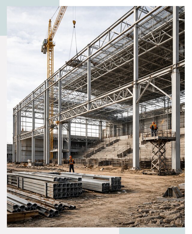 Строительство спортивных комплексов в Лобне от 30978 р. | СтальСтрой-Лбн