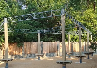 Терраса из металлоконструкций под ключ, проектирование, изготовление и монтаж от СтальСтрой-Лбн